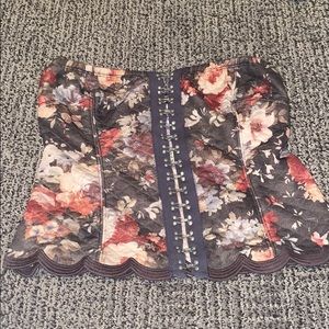 Free people corset tube top